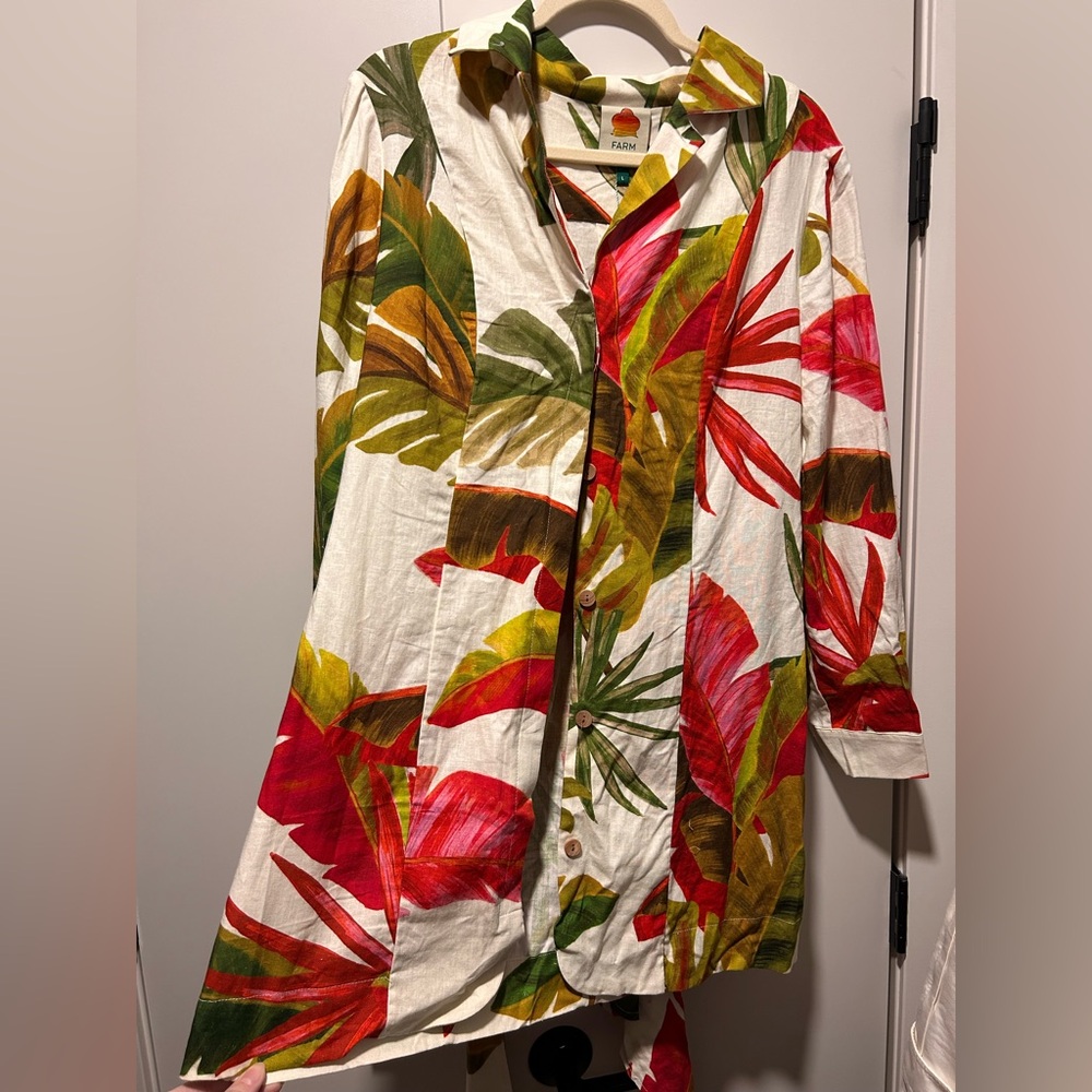 NWT Farm Rio Spring Forest Mini Dress - Picture 3 of 9